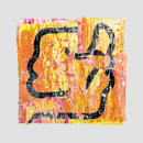 Life at the Speed of Light paper collage on canvas, 'Life at the Speed of Light'